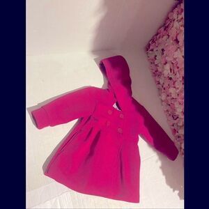 Baby / Toddler Girls Fall Winter Hooded Trench Coat Jacket